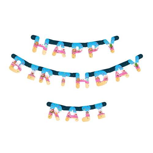Candyland Theme DIY Birthday Banner Letters & Numbers Set